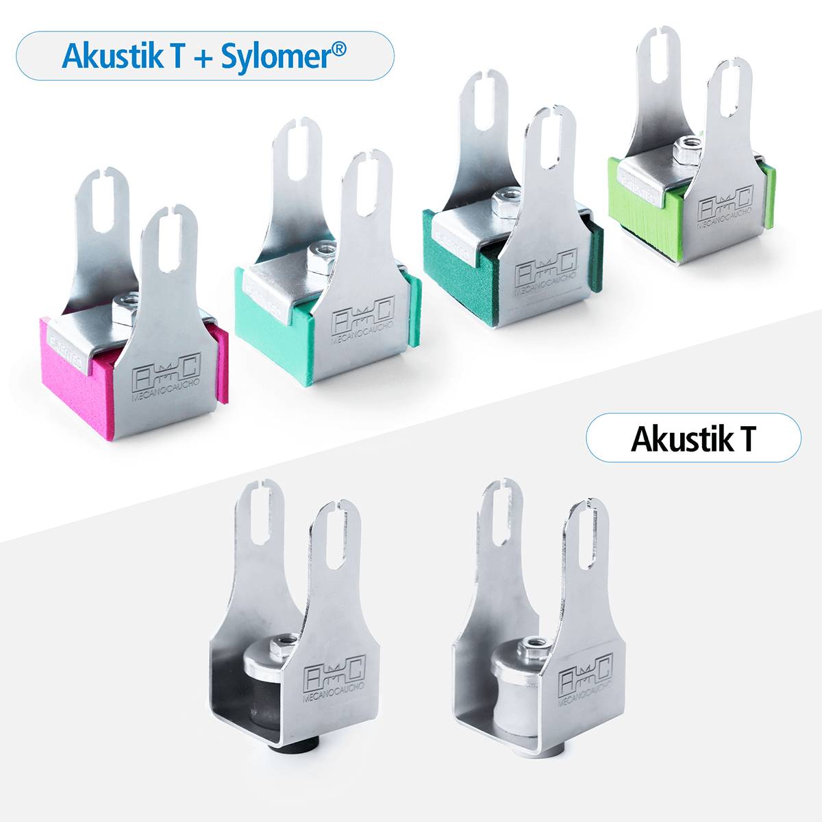 Akustik T y Akustik T + Sylomer