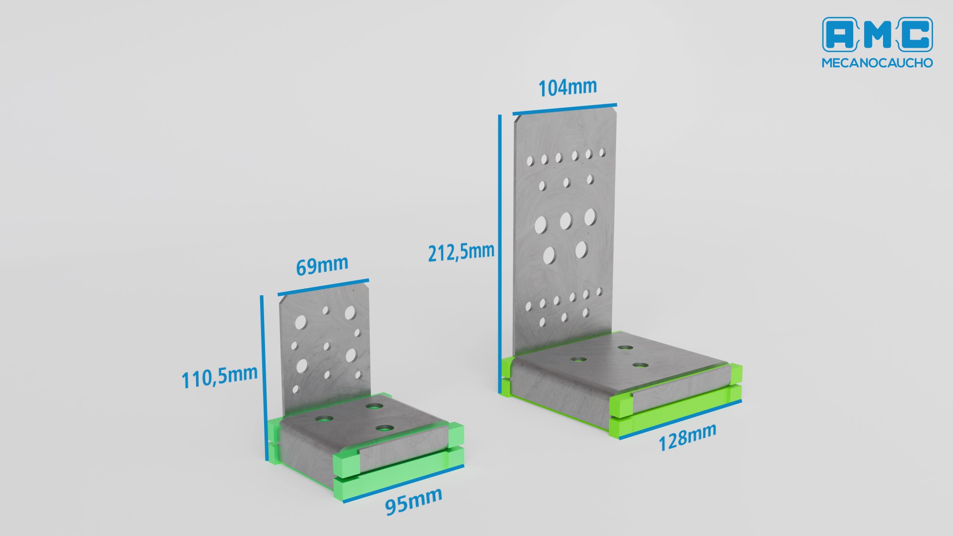 CLT Wall Sylomer 2 dimensioni