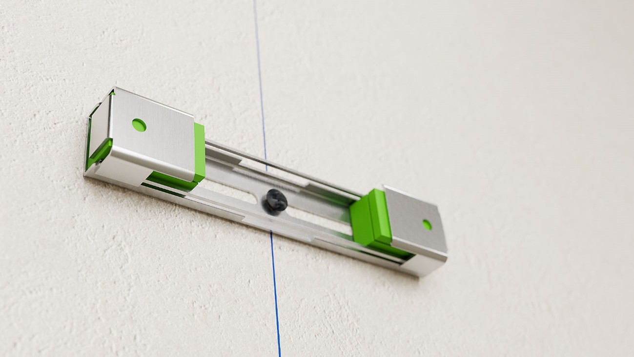 Akustik Slip Clip - wall installation