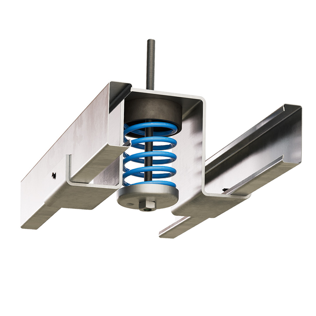 Installazione supporto a molla VT W AMC MECANOCAUCHO