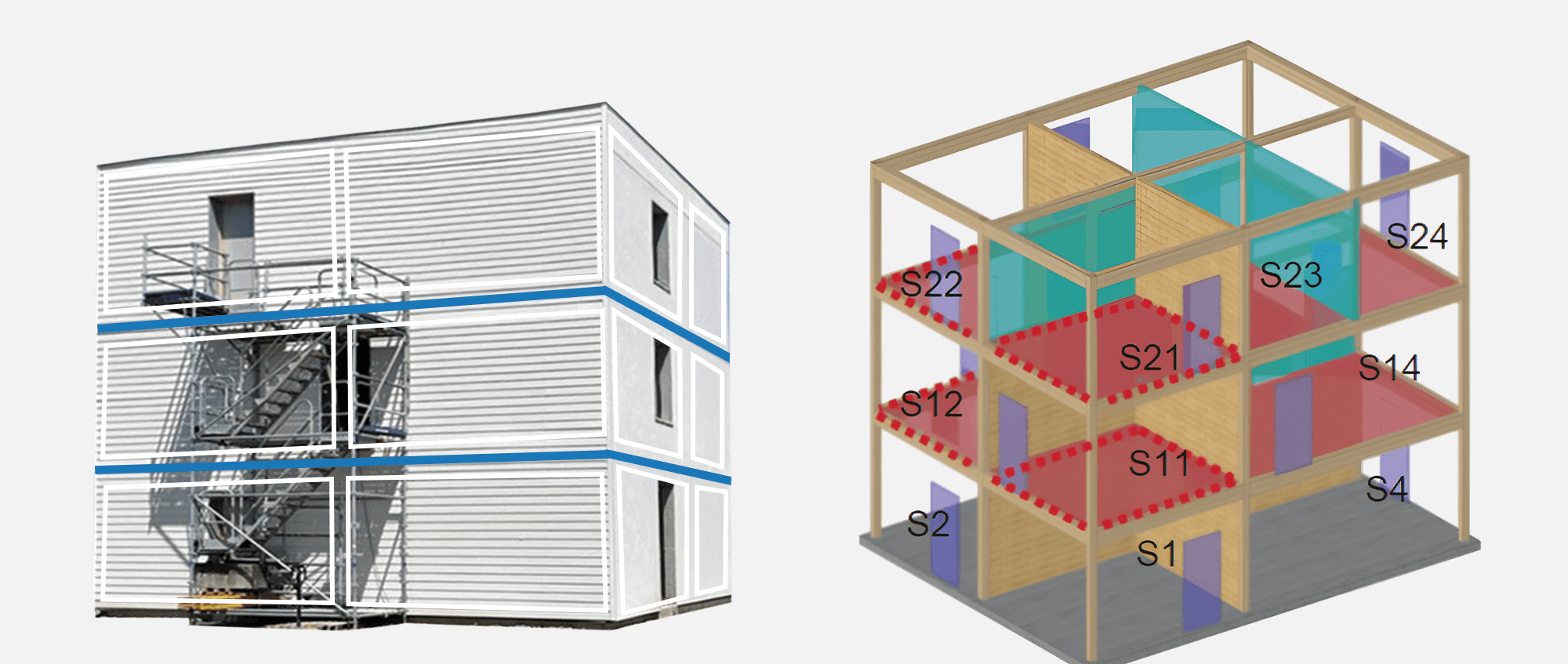 Maquette Acoustique Bois plan from FCBA