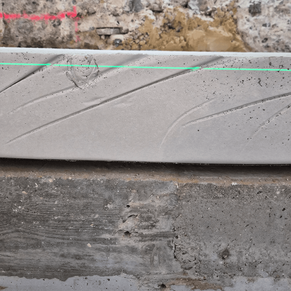 Detail image during installation process 2